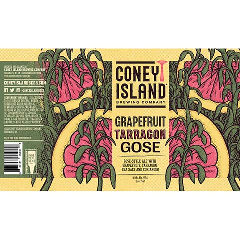 Coney Island Grapefruit Tarragon Gose Ale