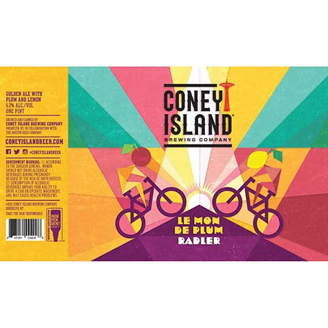 Coney Island Le Mon De Plum Radler