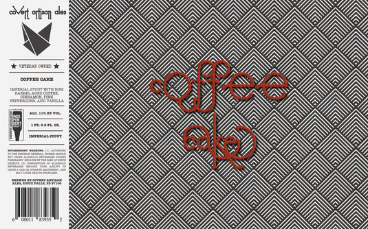 Covert Artisan Coffee Cake Imperial Stout