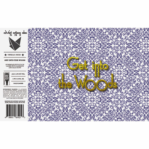 Covert Artisan Get Into The Woods Bohemian-Style Pale Lager