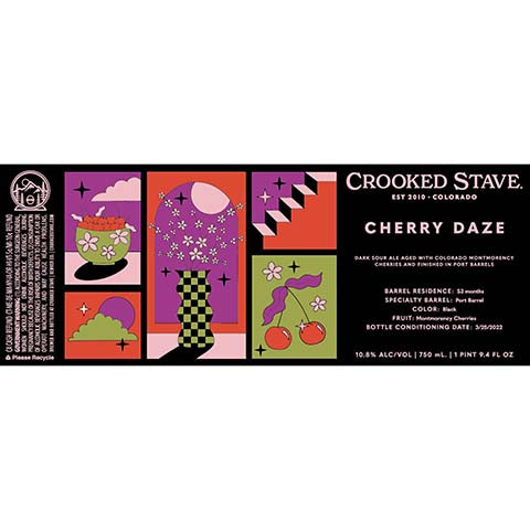 Crooked Stave Cherry Daze Dark Sour Ale