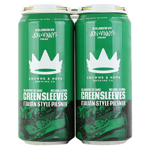 Crowns & Hops Greensleeves Pilsner