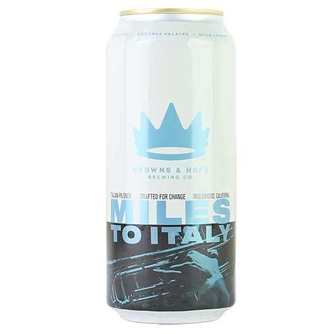 Crowns & Hops Miles To Italy Pilsner