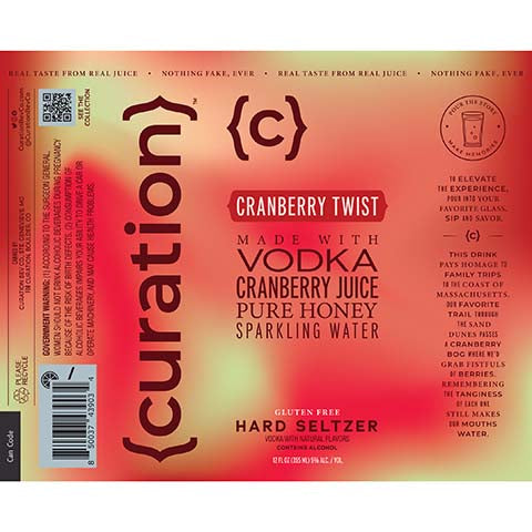 Curation Cranberry Twist Hard Seltzer