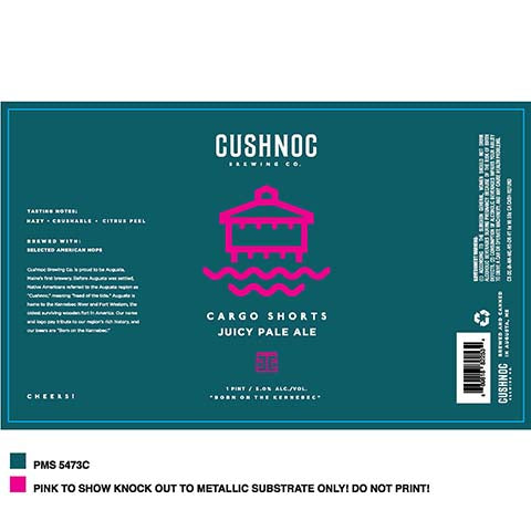 Cushnoc Cargo Shorts Juicy Pale Ale