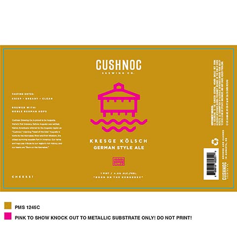 Cushnoc Kresge Kolsch German Ale