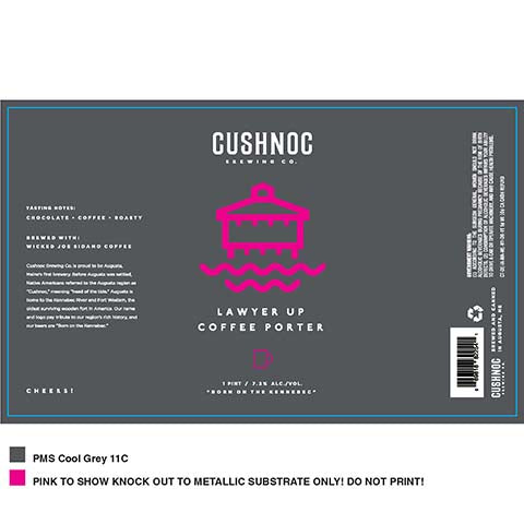 Cushnoc Lawyer Up Coffee Porter