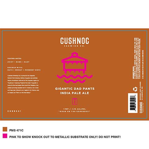 Cushnoc Gigantic Dad Pants IPA