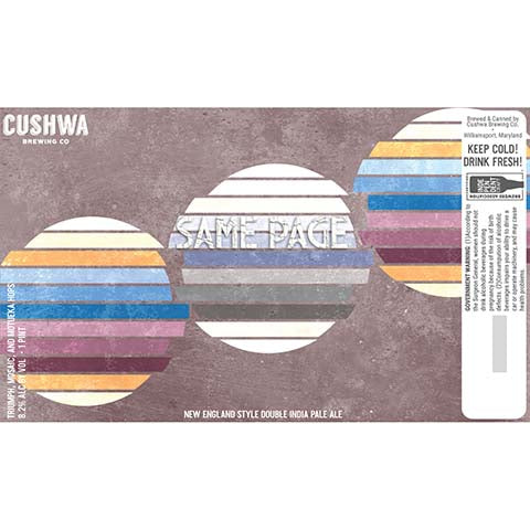 Cushwa Same Page New England Style DIPA
