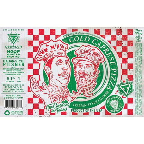 DSSOLVR Cold Caprese Pizza Italian Pilsner – CraftShack - Buy