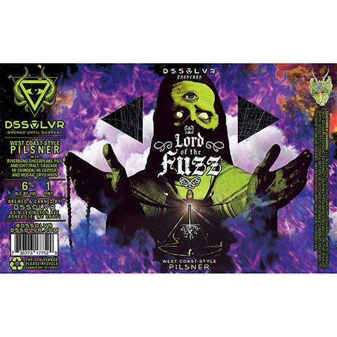 DSSOLVR Lord of the Fuzz Pilsner