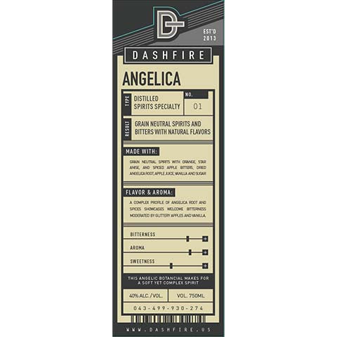 Dashfire Angelica Liqueur