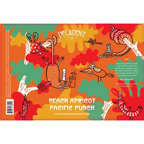 Decadent Peach Apricot Pacific Punch IPA
