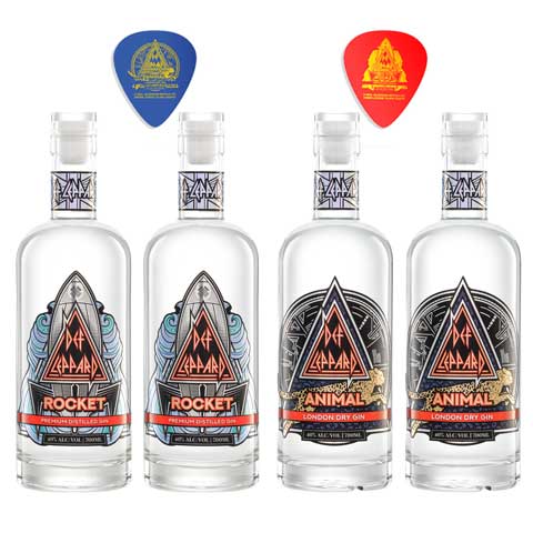 Def Leppard Limited Gin Guitar Picks Gift Box Set