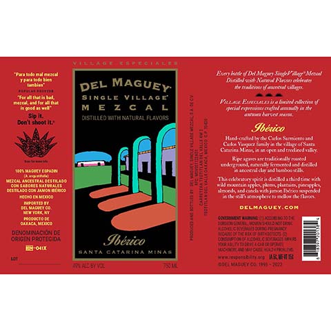 Del Maguey Iberico Mezcal