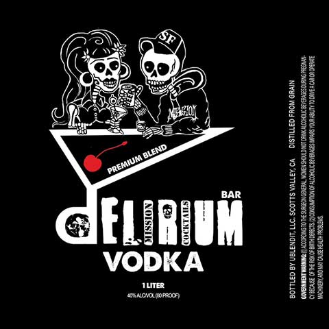 Delirium Vodka Mission Cocktails