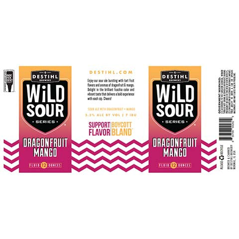 Destihl Wild Sour Series Dragonfruit Mango