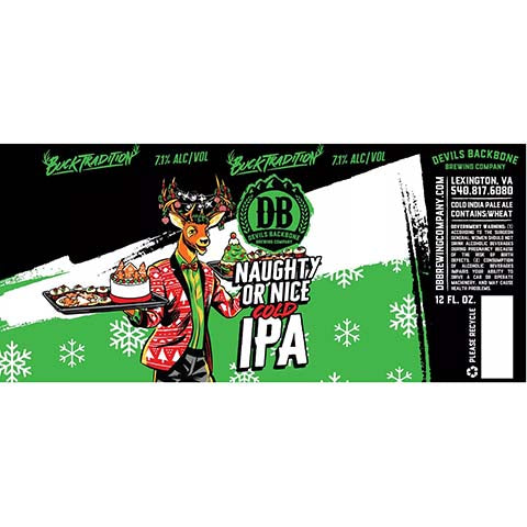 Devil's Backbone Naughty Or Nice Cold IPA