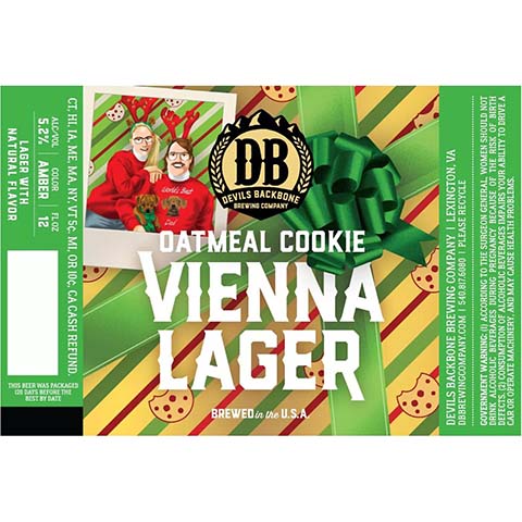 Devil's Backbone Oatmeal Cookie Vienna Lager