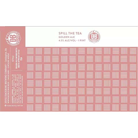 Devil's Backbone Spill The Tea Golden Ale