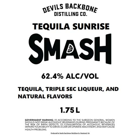 Devil's Backbone Tequila Sunrise Smash