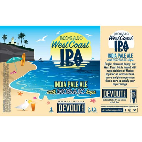 Devout Mosaic West Coast IPA