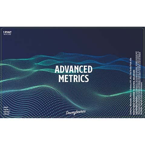 Dewey Beer Advanced Metrics IPA