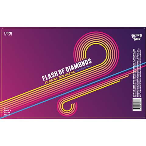 Dewey Beer Flash Of Diamonds IPA