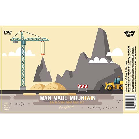 Dewey Beer Man Made Mountain IPA