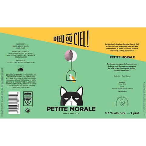 Dieu Du Ciel Petite Morale India Pale Ale