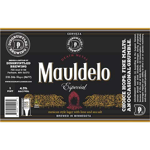 Disgruntled Mauldelo Lager