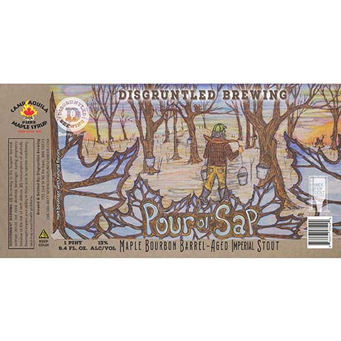 Disgruntled Pour Ol' Sap Maple Bourbon Barrel-Aged Imperial Stout