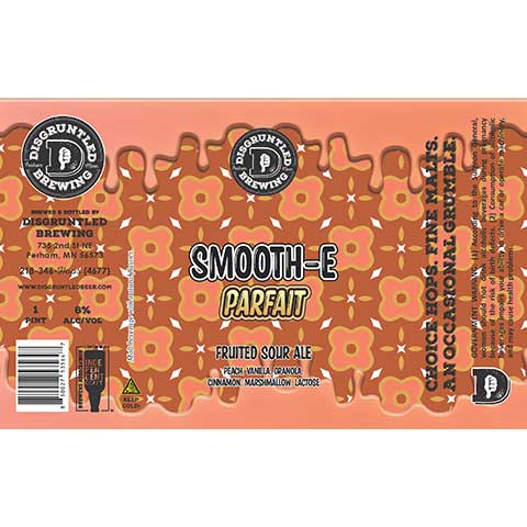 Disgruntled Smooth-e Parfait Fruited Sour Ale