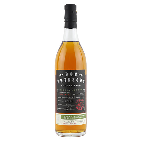 Doc Swinson's Alter Ego Straight Rye Whiskey Finished in Rum Casks