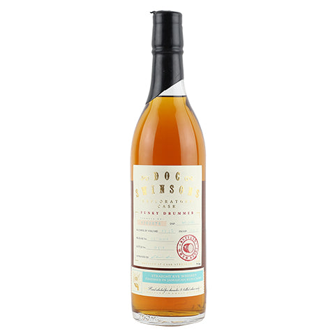 Doc Swinson's Funky Drummer Straight Rye Whiskey Finished in Jamaican Rum Casks