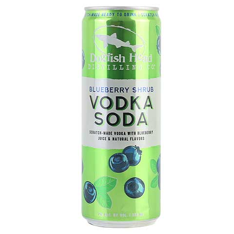 Dogfish Head Blueberry Shrub Vodka Soda