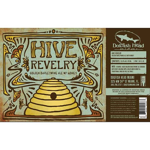 Dogfish Head Hive Revelry Golden Barleywine Ale