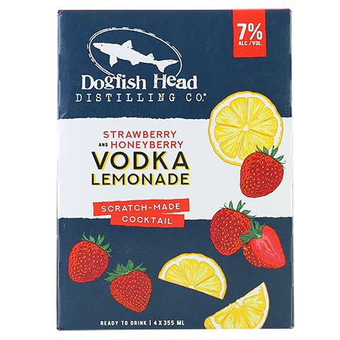 Dogfish Head Strawberry And Honeyberry Vodka Lemonade