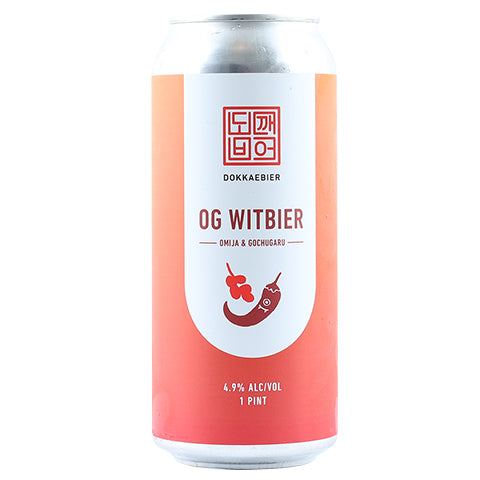 Dokkaebier OG Witbier (Omija & Gochugaru)