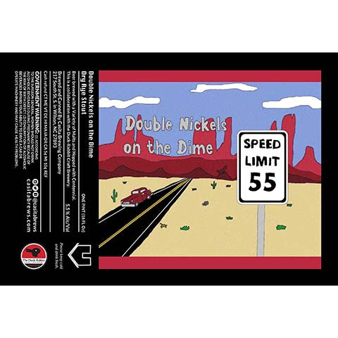 Double Nickel On The Dime Dry Rye Stout