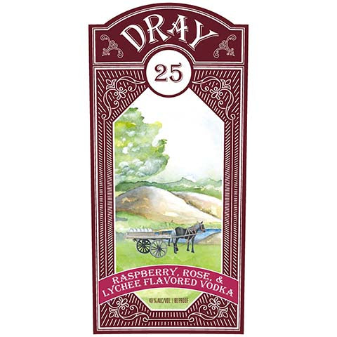 Dray 25 Raspberry, Rose, Lychee Vodka – Buy Liquor Online