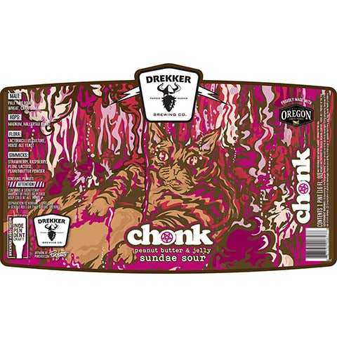 Drekker Chonk Peanut Butter & Jelly Sundae Sour