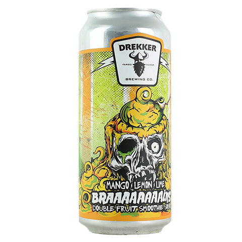 Drekker Mango, Lemon, Lime, Braaaaaaaains Double Fruit Smoothie Sour