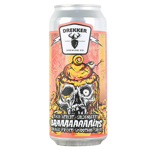 Drekker Peach Apricot Goldenberry Braaaaaaaaains Double Fruit Smoothie Sour