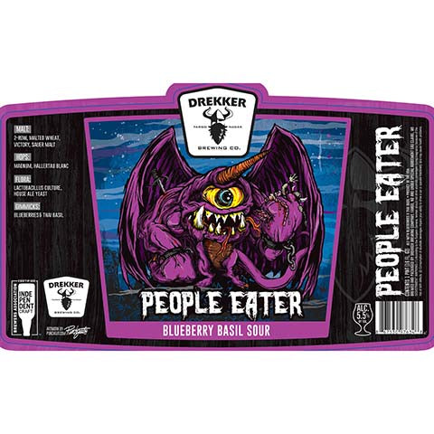 Drekker People Eater Blueberry Basil Sour Ale