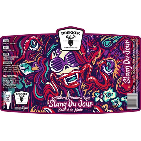 Drekker Wildberry Cinnamon Roll Slang Du Jour Sour – Craftshack - Buy 