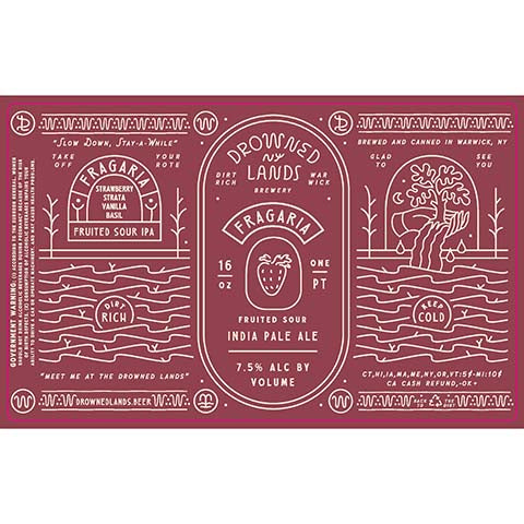 Drowned Lands Fragaria Fruited Sour IPA