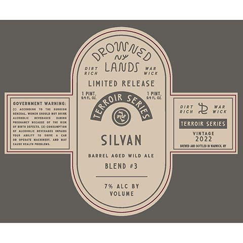 Drowned Lands Terroir Release Silvan Wild Ale