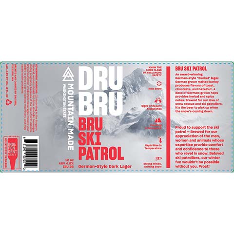 Dru Bru Bru Ski Patrol German Dark Lager