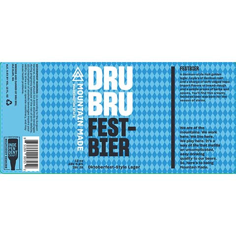 Dru Bru Festbier Oktoberfest Lager
